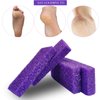 40 Pcs Pumice Stone for Feet Foot Scrubber Sponge for Feet Care and Callus Remover Mini Disposable Pumice Pads for Dead Skin Remover (Purple)