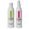 Wig Care Shampoo & Conditioner Kits: 8oz Cleanse, Rstore, Curl, or Control, Wide Tooth Comb or Wig Stand (8oz Cleanse & Restore)