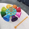 TOYMYTOY 1 Set Music Rotating Bell Toy Baby Percussion Instrument Bell Toys for Baby, Kids Musical Instruments Set Baby Drum Set Educational Toy Musical Bells for Kids