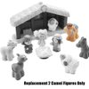 Replacement Parts for Little-People Christmas Nativity Playset - Replacement 2 Camel Figures ~ Works with FPT07, DPX53, J2404 and Many Other Sets