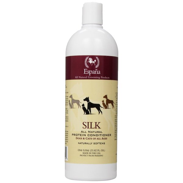 Espana Silk ESP1020DC Specially Formulated Silk Protein Conditioner for Dogs and Cats, 33.82-Ounce