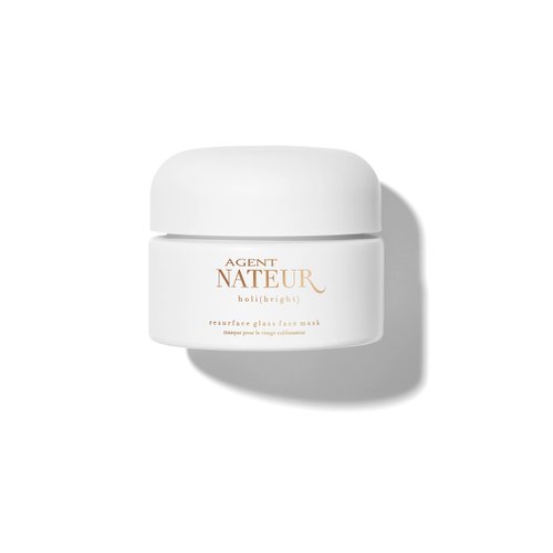 Agent Nateur - holi (bright) Natural Resurfacing Glass Face Mask | Vegan, Non-Toxic, Clean Haircare (1 fl oz | 30 mL)