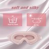 Eye Mask for Lash Extensions, Sleeping Mask for Women, 3D Contoured Eyelash Sleeping Mask for Extensions, Eye Covers for Sleeping for Travel, Airplane, Meditation
