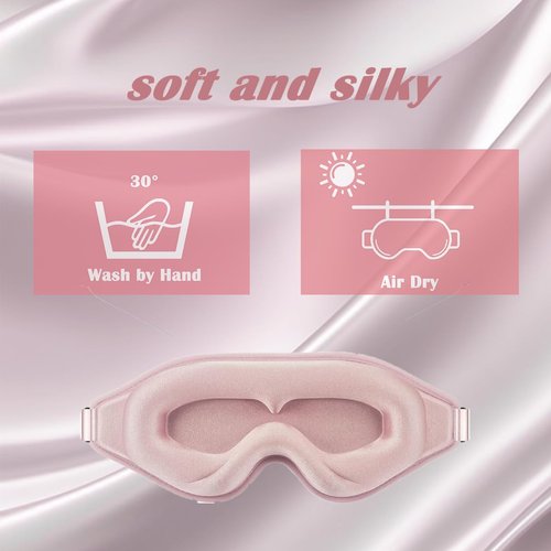 Eye Mask for Lash Extensions, Sleeping Mask for Women, 3D Contoured Eyelash Sleeping Mask for Extensions, Eye Covers for Sleeping for Travel, Airplane, Meditation