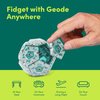 Speks Geode Sphere Magnetic Fidget Toy for Adults & Teens 14+ | Sensory Gadget for Stress Relief and Anxiety, Office Desk Toy Present, Christmas Gift, Holiday Stocking Stuffer | Aqua, 12-Piece Set
