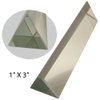 ToolUSA Optical Glass Triangular Prism | 1" x 3" (2.5 cm x 7.6 cm) | Refracts Light for Education & Photography | Clear Quality Glass