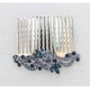 Faship Gorgeous Navy Blue Floral Hair Comb