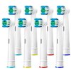 8 Pack Replacement Toothbrush Heads Compatible Brush Heads for Most Braun Oral-B Vitality Professional Care Pro Smart Genius Electric Toothbrushes