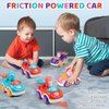 Cartoon Animal Friction Return Car, Inertia Power Car, Push Toy, 1-2-3 Year Old Kids, Puzzle Toy, 4 Adventure Toy Car, Toys for Boys and Girls