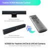 Yealink VCR20 Remote Control, Compatible with Yealink UVC34 & UVC40 Conference Camera, Battery Not Included