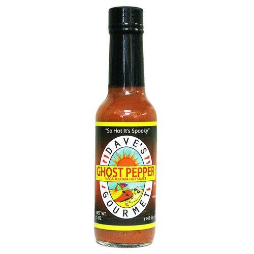 Dave's Ghost Pepper Naga Jolokia Hot Sauce 5oz