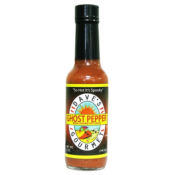 Dave's Ghost Pepper Naga Jolokia Hot Sauce 5oz