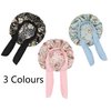 3 Pieces Kids Satin Bonnet Silky Sleep Cap Wide Elastic Band Hair Bonnet for Girls Toddler Child