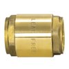 EZ-FLO Brass In-Line Check Valve, 1 Inch IPS, Stainless Steel Spring, 20405LF