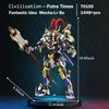JMBricklayer Mech Sets Building Blocks Toy 70155, Mechs Robot Building Sets for Adults, Hero Warrior Mecha Model Kit for Boys 8-14 Girls, Cool Mech with Weapons for Display Decor Gifts Ideas(1448 PCS)