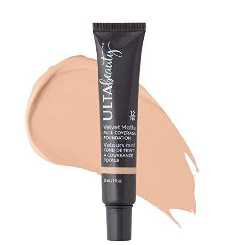 Ulta Beauty Velvet Matte Long-Lasting Cream Foundation, Light to Medium Cool, 1 Fluid Ounce