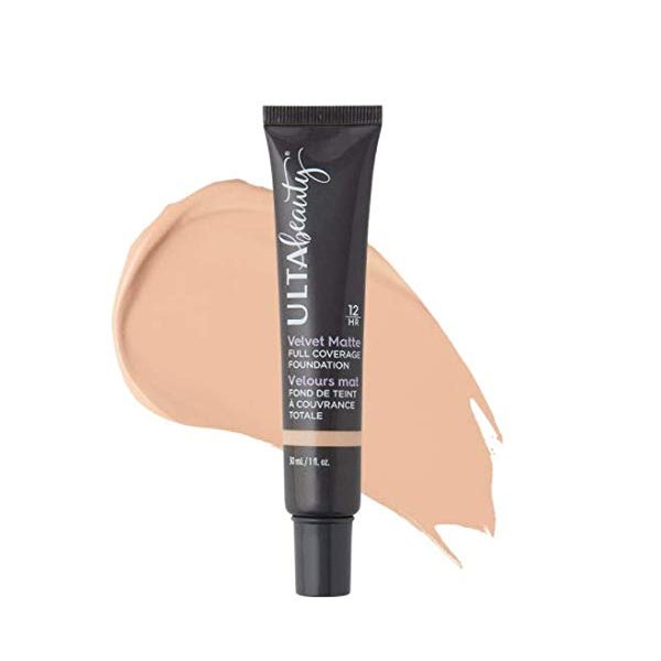 Ulta Beauty Velvet Matte Long-Lasting Cream Foundation, Light to Medium Cool, 1 Fluid Ounce