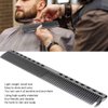 Styling Comb 2pcs Professional Stainless Steel Haircut Comb Salon Hairdressing Comb Styling Tool For All Hair Types Fine and Wide Tooth Hair Barber Comb(Black)