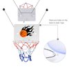 SEISSO Mini Basketball Hoop and Balls - Bedroom Bathroom Toilet Office Desktop Mini Basketball Decompress Game Education Pet Play Toy for Kids Boys Girls and Basketball Lovers