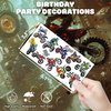 106 PCS Dirt Bike Temporary Tattoos Sticker Motocross Bicycle Sport Birthday Party Decorations Favors Supplies Gifts Boys Girls Men Women Cute Motorcycle Fake Tattoo School Prizes Carnival Game
