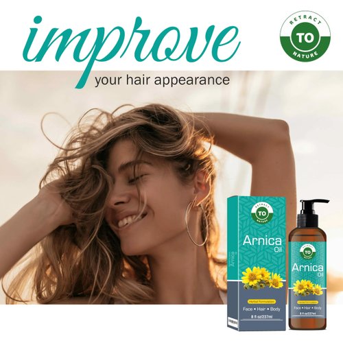 RETRACT TO NATURE Arnica Hair Oil - 8 floz/237ml