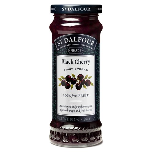 St. Dalfour Black Cherry Fruit Spread, 10 Ounce
