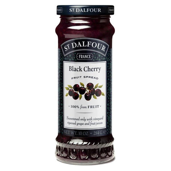 St. Dalfour Black Cherry Fruit Spread, 10 Ounce