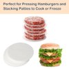 6 Inch Round Parchment Paper, Set of 200, Non Stick Burger Patty Paper/Small Round Parchment Paper for Springform Pan, Round Cake pan and Smash Burger Press (4.5/5.5/7/8/9/10/12in Optional)