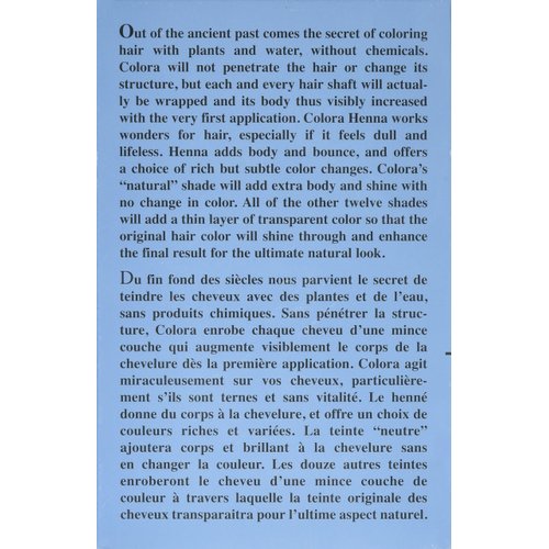 Colora Henna Powder Hair Color Red Sunset 2oz