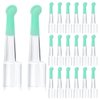 20 Pieces Ear Spoon Tips Ear Cleaner Replacement Set for 3.5 mm Otoscope Plastic Ear Cleaner Tips Reusable Ear Cleaner Spoon Tip for Teens Adults Family Ear Health Care