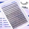 Natural Lash Clusters Wispy Cluster Eyelash Extensions 168pcs Individual Lashes 8-16mm C Curl DIY Lash Extension Natural Look Soft Thin Band Cluster Lashes by ALICE