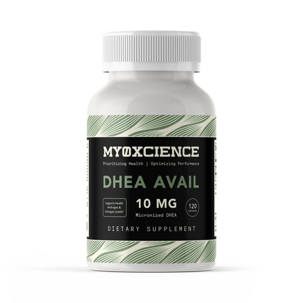 MYOXCIENCE DHEA Avail | Absorption Enhanced DHEA | 10mg, 120 Servings