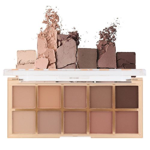 AMY'S DIARY 10 Colors Nude Eyeshadow Eye Shadow Palette Makeup,Matte Naked, Ultra-Blendable, Naturing-Looking, Long Lasting, Cement Color Neutral Nudes EyeShadow