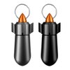 2 Packs Pill Keychain, Pill Case, Waterproof Pill Holder, Portable Pill Container, Aluminum Alloy, Single Chamber, Small Pocket Pill Box for Purse, Backpack, Medicine Bottle EDC for Outdoor Travel