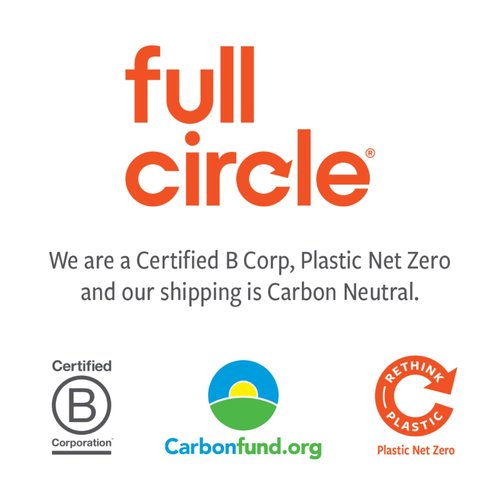 Full Circle Tiny Team, Mini Compact Brush and Dustpan Set, Small Portable Handheld Broom & Crumb Sweeper for Home, Bathroom, and Kitchen Countertops, White