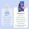 SleepBerry Liquid Melatonin for Kids - Natural Sleep Aid with Elderberry and Vitamin D - Boosts Immune System While They Sleep (1 Fl oz)