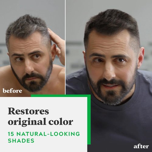 Just For Men Shampoo-In Color (Formerly Original Formula), Mens Hair Color with Keratin and Vitamin E for Stronger Hair - Jet Black , H-60, Pack of 1
