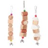 NingMengXYRHZB Parrot Chewing Toy Natural Bird Cage Ornament Durable Bird Chewing Stick for Parrot Parakeets, Cockatiels, Conures, Finches, Budgie, Macaws, Parrots, Love Birds(Random Color)