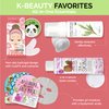Korean Skin Care Set - Simplified Kbeauty Skincare Kits - Asian Skincare Facial Kit & Sets with Water Based Cleanser, Essence Toner, Under Eye Patches, Face Mask Sheets, Self Care Gifts For Women