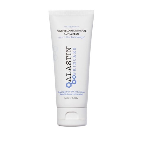 ALASTIN Skincare SilkSHIELD All Mineral Sunscreen for Face SPF 30 (1.9 oz) | Lightweight Sunblock Lotion | Daily Moisturizer | Fragrance-Free
