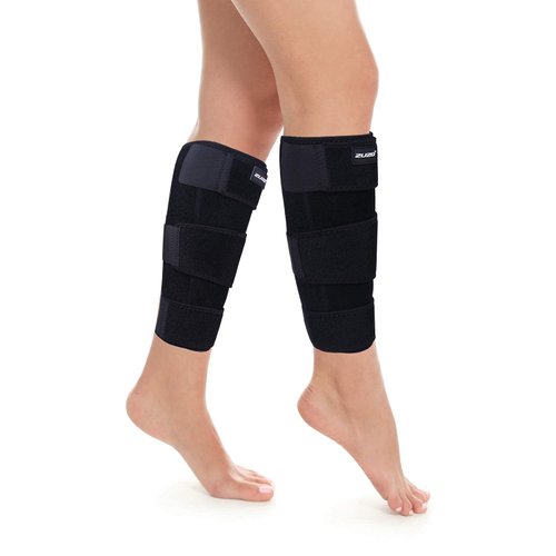 2U2O Calf Brace (Single) - Adjustable Shin Splint Compression Support for Calf Pain Relief, Recovery, Sprain, Swelling, Tennis Leg, Lower Leg Wrap - Calf Sleeve for Men or Women - Universal Size