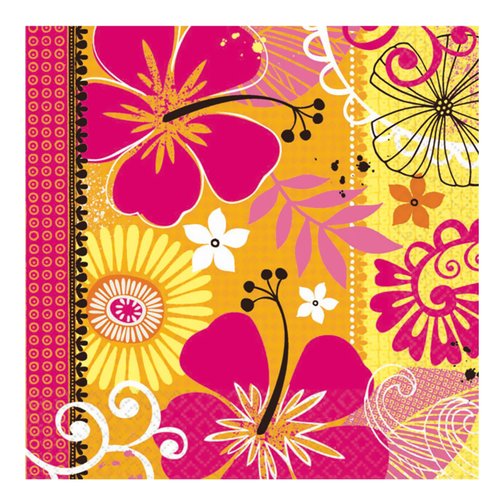 Tropical Heat Beverage Napkins Party Accessory