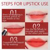 Velvet Matte Lipstick Stick with Brush-2 in 1 Double Head Lip Crayon, Waterproof Long Lasting Lip Stain Lip liner Non-stick Lipgloss Pencil Lipstick, Lip Makeup Pen, Thanksgiving Gift for Girl Women-07#