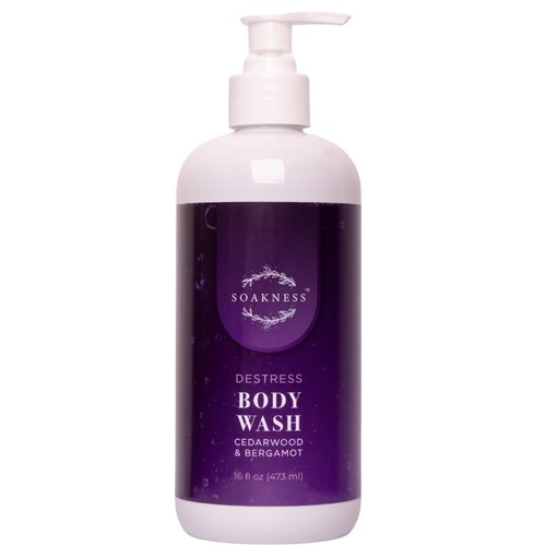 Soakness Moisturizing Body Wash - Hydrates & Nourishes Dry, Sensitive Skin, Gentle Cleanse, Light Fragrance, Sulfate-Free 16 fl oz
