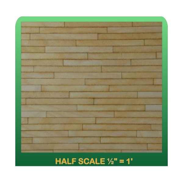 Greenleaf Doll Houses 1/2" Scale Miniature Clapboard Siding Half Scale