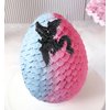 Fantasy Dragon Cake Topper Dragon Eggs Cake Decor Gold Black Balls Cake Decor for Baby Shower Birthday Wedding Party Supplies