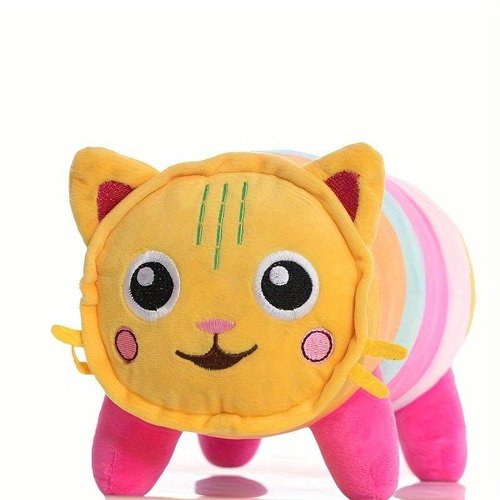 Cute Plush Toys Collection, 7-8 inch Soft and Cuddly Stuffed Purr-ific Plush Toys for Kids Ages 3 and up, Great Gift for Birthdays and Special Occasions (Pillow Cat)