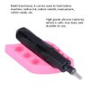 Tattoo Ink Holder Tattoo Pen Holder Microblading Pigment Ink Cup Tattoo Pen Stand Makeup Tattoo Accessories Tattoo Pen Eyebrow Tattoo Holder Silicone Tattoo Pigment Ink Cotton Swabs Cup Holders(Pink)