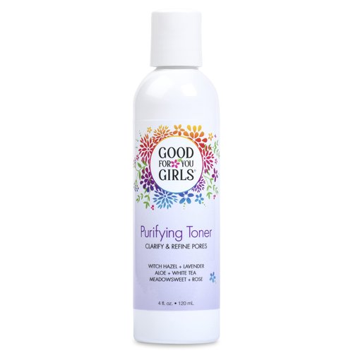 Good For You Girls Hydrating Toner for Face Contains Aloe, Witch Hazel, Meadowsweet, Chamomile, Rosewater, Witch Hazel Toner for Face, Alcohol Free (4 Fl. Oz)