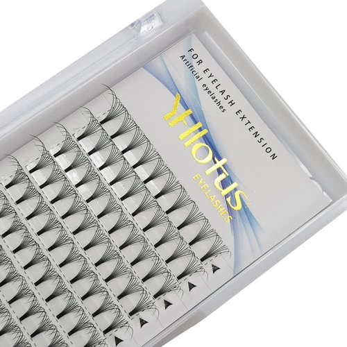 Premade Fans Eyelash Extensions Premade 8D Eyelashes 0.07 Volume Lash Extensions C D Curl Lash Fans Short Stem Premade Eyelashes 120FANS (14mm, 8D-0.07-C)